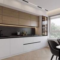 Tủ dưới gỗ cánh phủ Melamin 2