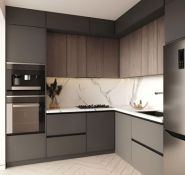 Tủ trên gỗ cánh phủ Melamin