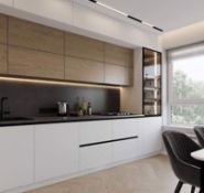 Tủ trên gỗ cánh phủ Melamin