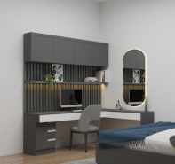 Bàn học kết hợp bàn trang điểm