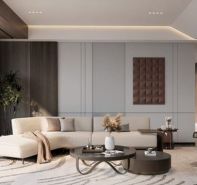 Vách trang trí phòng khách ( ko có đèn led)