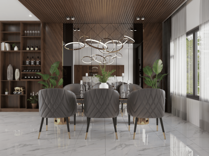 Thiết kế nội thất phòng khách nhà Anh Quang