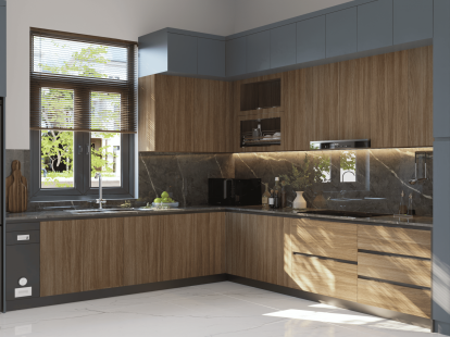 Thiết kế nội thất phòng bếp nhà Anh Trung